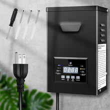 Laden Sie das Bild in den Galerie-Viewer, inShareplus 250 W Niederspannungs-Landschaftstransformator, 120 V AC auf 12 V/15 V AC Landschaftsbeleuchtungstransformator mit Fotozellensensor und Timer, wetterfester Außentransformator für Niederspannungs-Landschaftsbeleuchtung 
