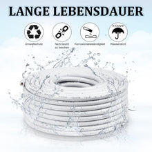 Laden Sie das Bild in den Galerie-Viewer, inShareplus 2 x 0.3 mm² 10 m 22AWG Electric Cable 2-Core Cable, 5V/12V/24V Underground Cable White Tinned Copper Cable, 300V Flexible and Soft Power Cable High Temperature Resistance Extension Cable 10 m
