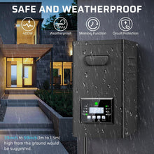 Laden Sie das Bild in den Galerie-Viewer, inShareplus 400W Low Voltage Landscape Transformer, Landscape Lighting Transformer with Timer and photocell Sensor, 120V AC to 12V/14V AC Outdoor Weatherproof Low Voltage Transformers for Landscape Lighting
