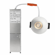 Load image into Gallery viewer, EZ-US Series Curved Reflector 7W (2.2″) Deep Anti-Glare Recessed LED Downlight | 100–130V | 4/12 Pack | 5CCT Adjustable | 24° Beam | CRI>95 | for Home &amp; Light Commercial Use