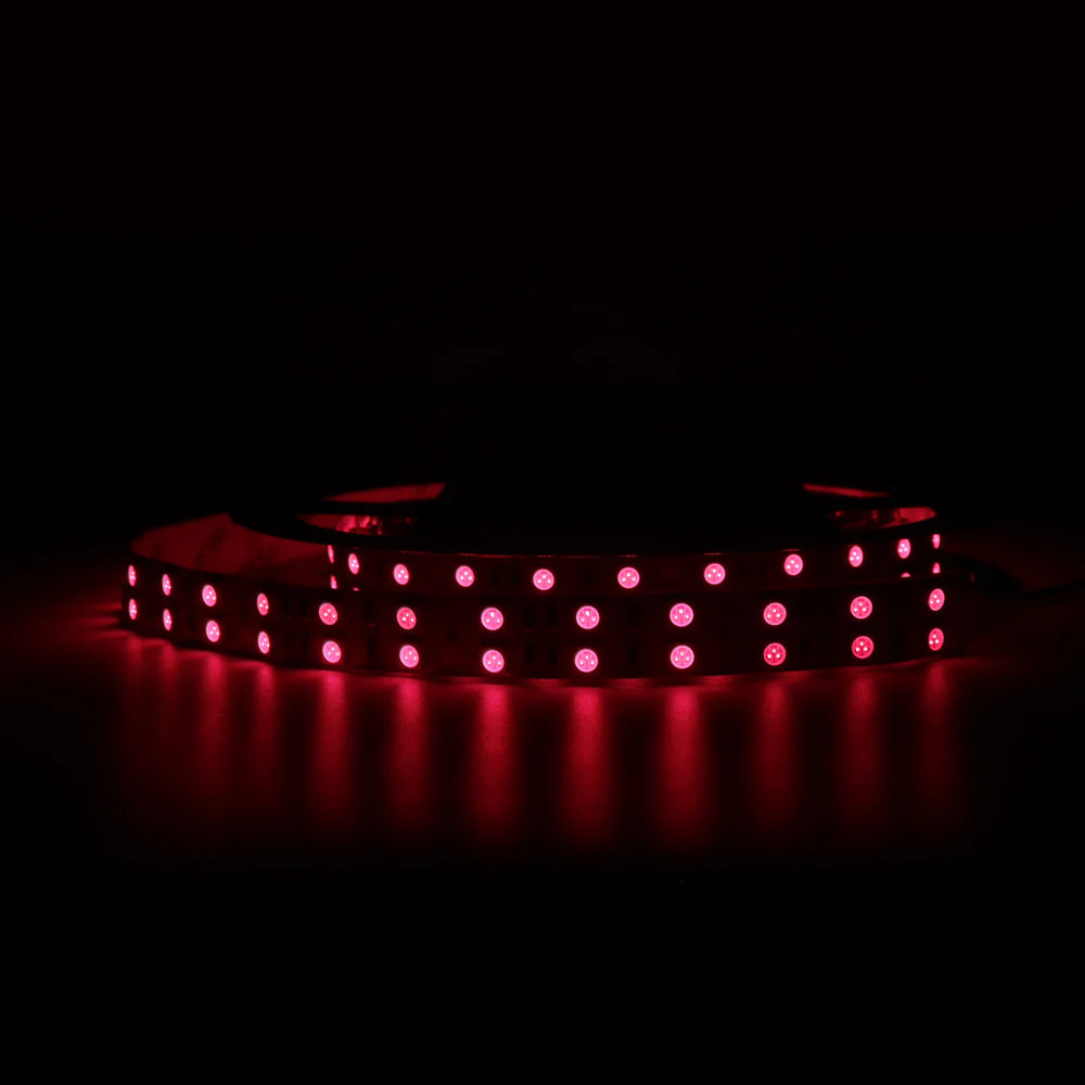940nm 60 LEDs/m DC12V IR LED Light Strip – Invisible IR for Sensor Devices and Face Recognition, SMD2835/SMD5050, IP00/IP65, 5 Meters