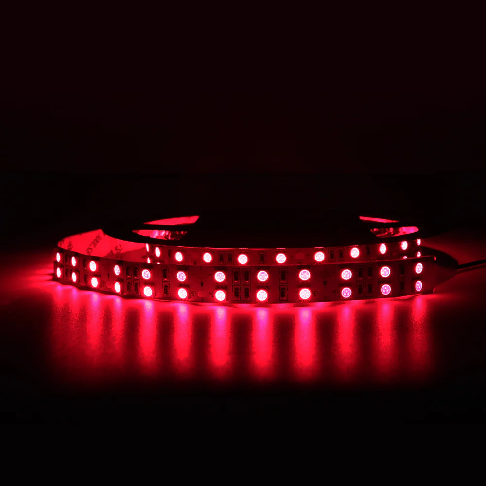 730–735nm 120 LEDs/m DC12V IR LED Light Strip – Far Red for Photoperiod and Bloom Control Lighting, SMD2835/SMD5050, IP00/IP65, 5 Meters