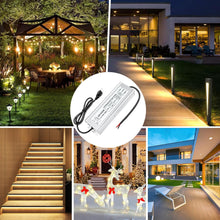 Load image into Gallery viewer, inShareplus 48V 400W LED Power Supply, IP67 Rainproof Waterproof Outdoor Driver,AC 90-140V to DC 48V Low Voltage Transformer, Adapter Converter for LED Light, Computer Project, Outdoor Use