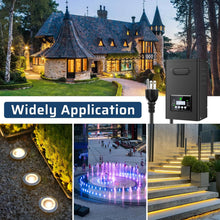 Laden Sie das Bild in den Galerie-Viewer, inShareplus 400W Low Voltage Landscape Transformer, Landscape Lighting Transformer with Timer and photocell Sensor, 120V AC to 12V/14V AC Outdoor Weatherproof Low Voltage Transformers for Landscape Lighting
