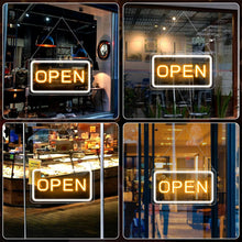 Laden Sie das Bild in den Galerie-Viewer, inShareplus 16 x 9 inch Adjustable Brightness Open Sign for Shops, Ultra Bright LED Sign Open USB Powered with On/Off, Electric Neon Sign for Shops, Restaurants, Retail Shops Horizontal