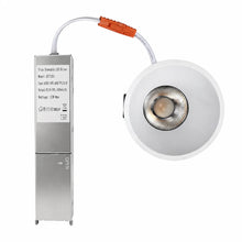 Load image into Gallery viewer, EZ-US Series Angled Reflector 12W (3″) Deep Anti-Glare Recessed LED Downlight | 100–130V | 4/12 Pack | 5CCT Adjustable | 24° Beam | CRI>95 | for Home &amp; Light Commercial Use