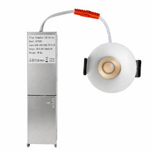 Laden Sie das Bild in den Galerie-Viewer, EZ-US Series Curved Reflector 9W (2.6″) Deep Anti-Glare Recessed LED Downlight | 100–130V | 4/12 Pack | 5CCT Adjustable | 24° Beam | CRI>95 | for Home &amp; Light Commercial Use