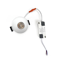 Load image into Gallery viewer, EZ-EU Series Angled Reflector 9W (2.6″) Deep Anti-Glare Recessed LED Downlight | 200–240V | 4/12 Pack | 3000K / 4000K / 5000K | 24° Beam | CRI>95 | for Home &amp; Light Commercial Use