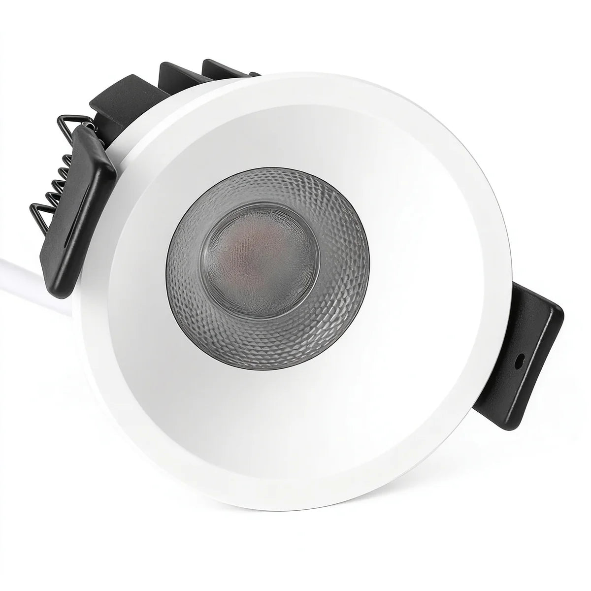 EZ-US Series Angled Reflector 7W (2.2″) Deep Anti-Glare Recessed LED Downlight | 100–130V | 4/12 Pack | 5CCT Adjustable | 24° Beam | CRI>95 | for Home & Light Commercial Use