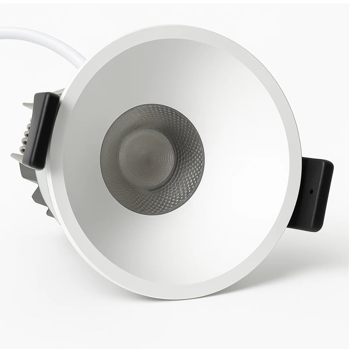EZ-US Series Angled Reflector 9W (2.6″) Deep Anti-Glare Recessed LED Downlight | 100–130V | 4/12 Pack | 5CCT Adjustable | 24° Beam | CRI>95 | for Home & Light Commercial Use