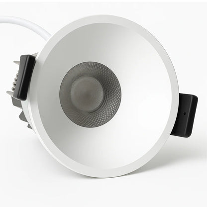 EZ-US Series Angled Reflector 9W (2.6″) Deep Anti-Glare Recessed LED Downlight | 100–130V | 4/12 Pack | 5CCT Adjustable | 24° Beam | CRI>95 | for Home & Light Commercial Use