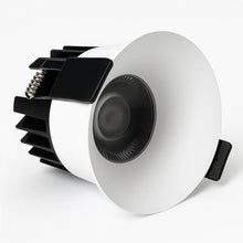 Load image into Gallery viewer, EZ-US Series Curved Reflector 12W (3″) Deep Anti-Glare Recessed LED Downlight | 100–130V | 4/12 Pack | 5CCT Adjustable | 24° Beam | CRI>95 | for Home &amp; Light Commercial Use