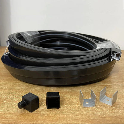 I-TE Series 20×20mm Top Emitting LED Neon Tube Housing | S2020 Black Silicone Neon Tube | IP67 Waterproof | 12mm PCB Width | 16.4FT/5M | Commercial Ceiling Lighting