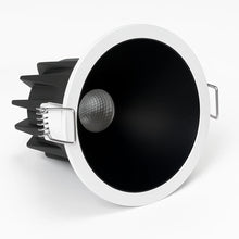 Laden Sie das Bild in den Galerie-Viewer, EZ-US Series Black Reflector 9W (3″) Deep Anti-Glare Recessed LED Downlight | 100–130V | 4/12 Pack | 5CCT Adjustable | 24° Beam | CRI>95 | for Home &amp; Light Commercial Use
