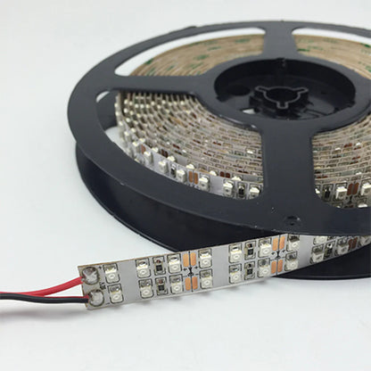 635nm 240 LEDs/m DC12V IR LED Light Strip – Visible Red for High Density Inspection Lighting, SMD2835, IP00/IP65, 5 Meters