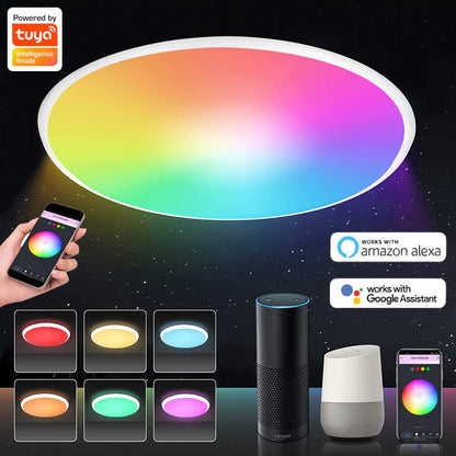 inSharepuls LED-Deckenleuchte, 5000 K Tageslichtweiß, 24 W (entspricht 240 W), 12 Zoll flache, moderne Deckenbeleuchtung, 3200 lm, Deckenlampe für Badezimmer, Veranda, Küche, Schlafzimmer, Wohnzimmer, Flur 