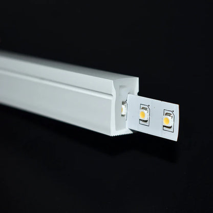 I-SE Series 12×20mm Side Emitting LED Neon Tube Housing | S1220 Silicone Neon Tube | IP67 Waterproof | 10mm PCB Width | 16.4FT/5M | Retail Shelf Edge Lighting