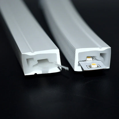 I-SE Series 12×20mm Side Emitting LED Neon Tube Housing | S1220 Silicone Neon Tube | IP67 Waterproof | 10mm PCB Width | 16.4FT/5M | Retail Shelf Edge Lighting