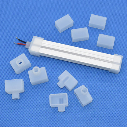 I-SE Series 12×20mm Side Emitting LED Neon Tube Housing | S1220 Silicone Neon Tube | IP67 Waterproof | 10mm PCB Width | 16.4FT/5M | Retail Shelf Edge Lighting