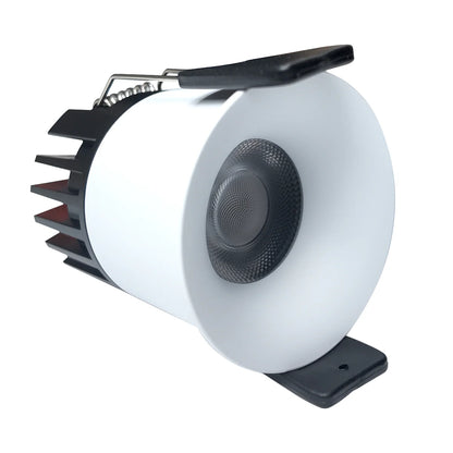 EZ-EU Series Curved Reflector 7W (2.2″) Deep Anti-Glare Recessed LED Downlight | 200–240V | 4/12 Pack | 3000K / 4000K / 5000K | 24° Beam | CRI>95 | for Home & Light Commercial Use