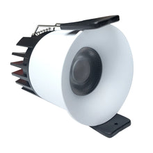 Laden Sie das Bild in den Galerie-Viewer, EZ-EU Series Curved Reflector 7W (2.2″) Deep Anti-Glare Recessed LED Downlight | 200–240V | 4/12 Pack | 3000K / 4000K / 5000K | 24° Beam | CRI>95 | for Home &amp; Light Commercial Use