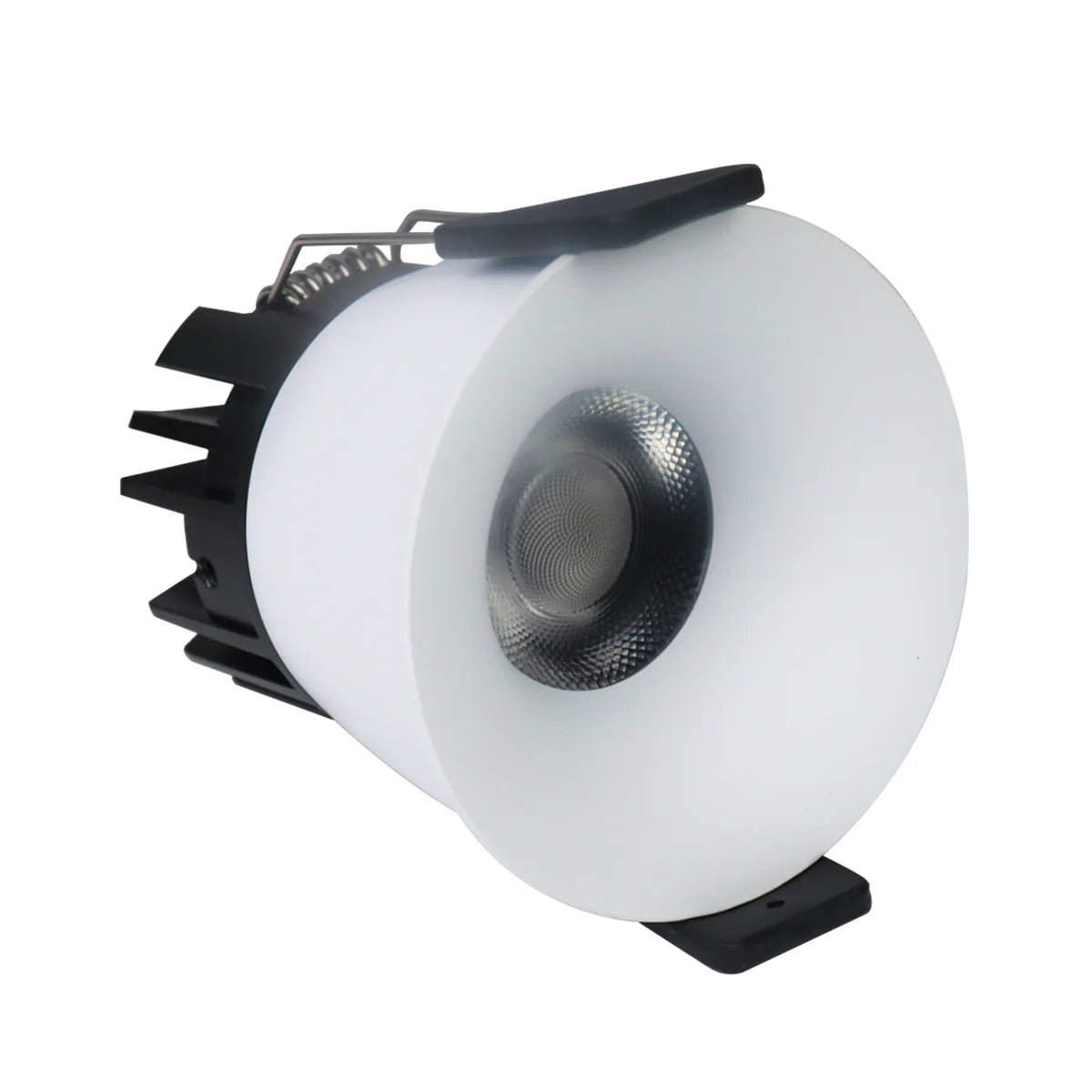 EZ-EU Series Curved Reflector 9W (2.6″) Deep Anti-Glare Recessed LED Downlight | 200–240V | 4/12 Pack | 3000K / 4000K / 5000K | 24° Beam | CRI>95 | for Home & Light Commercial Use