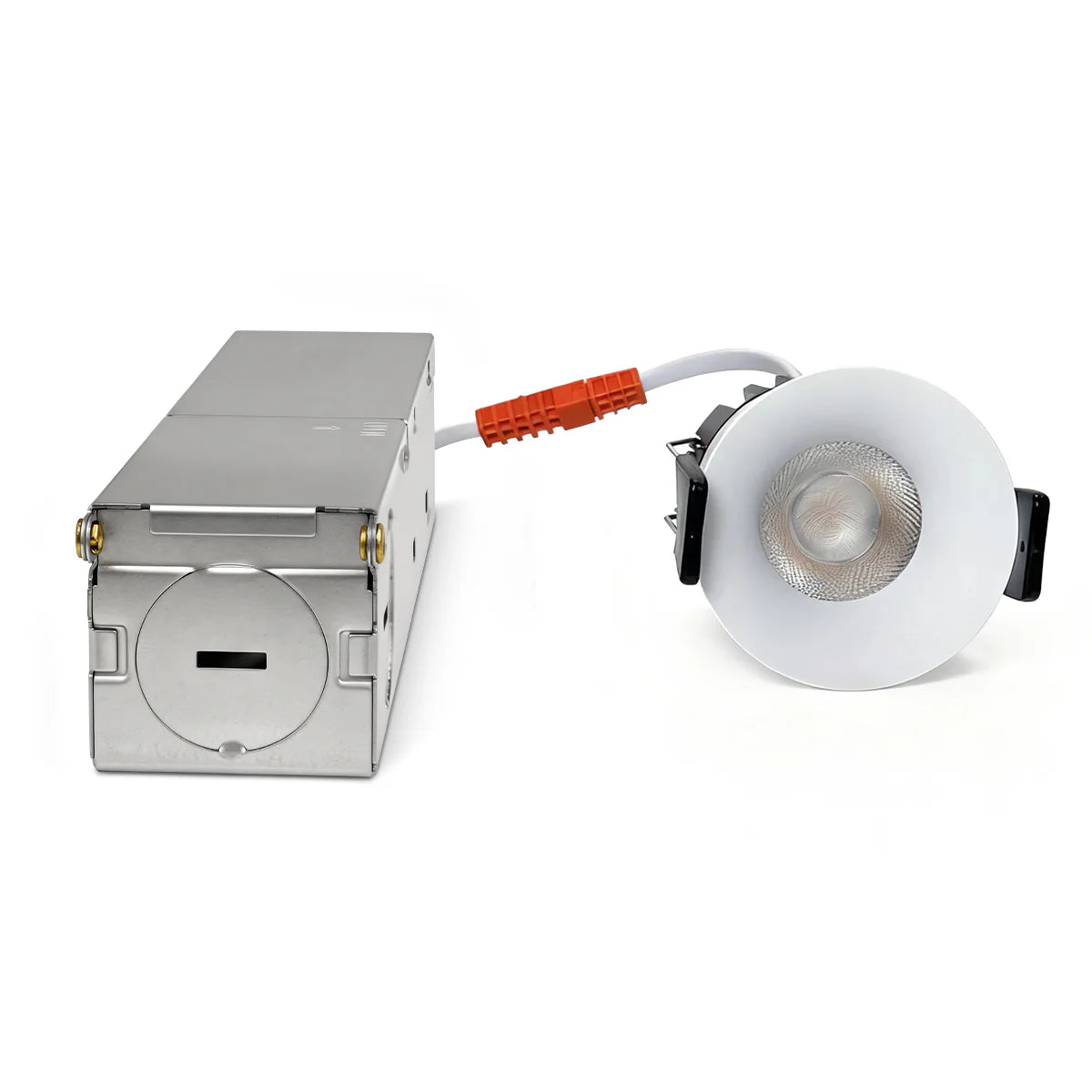 EZ-US Series Curved Reflector 7W (2.2″) Deep Anti-Glare Recessed LED Downlight | 100–130V | 4/12 Pack | 5CCT Adjustable | 24° Beam | CRI>95 | for Home & Light Commercial Use