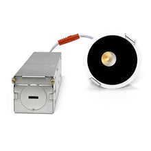 Laden Sie das Bild in den Galerie-Viewer, EZ-US Series Black Reflector 9W (3″) Deep Anti-Glare Recessed LED Downlight | 100–130V | 4/12 Pack | 5CCT Adjustable | 24° Beam | CRI>95 | for Home &amp; Light Commercial Use