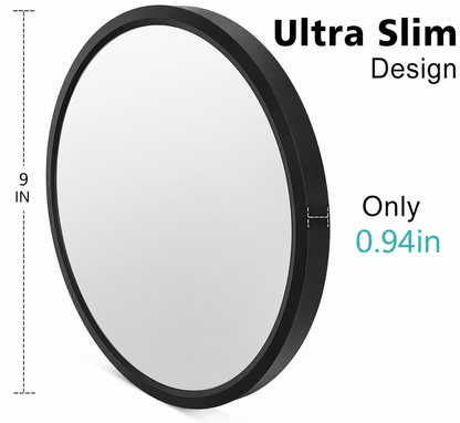 AC 220–240V | 9 Inch 18W Round Slim Flush Mount Ceiling Lights – White / Black  | 3000K / 4500K / 5000K / 6500K | Flush Mount Ceiling Light for Apartment & Commercial Spaces – Local Stock (UK)