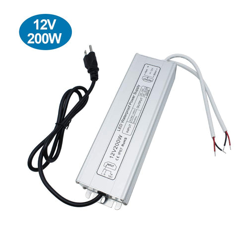 IP67 Waterproof 12V 16.6A 200W Power Supply