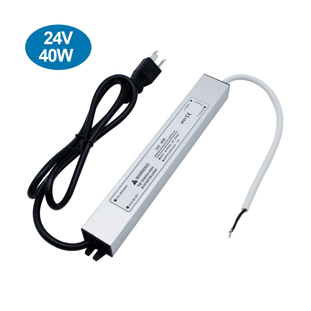 IP67 Waterproof 24V 1.7A 40W Power Supply