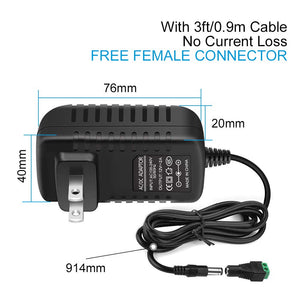 Low Voltage Power Supply DC 12V 2A 24W