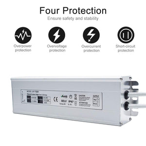 IP67 Waterproof 24V 6.25A 150W Power Supply