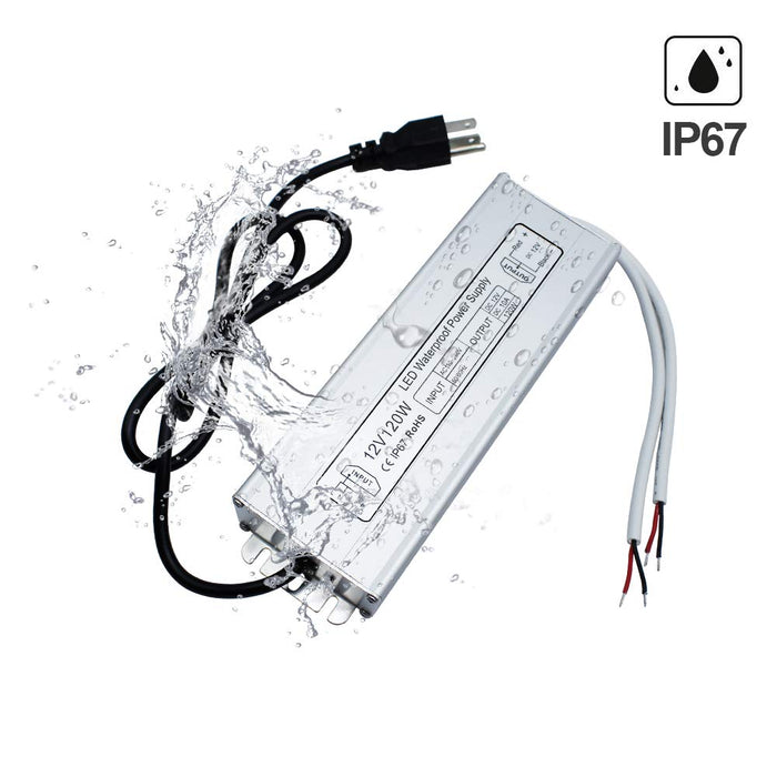 IP67 Waterproof 12V 10A 120W Power Supply