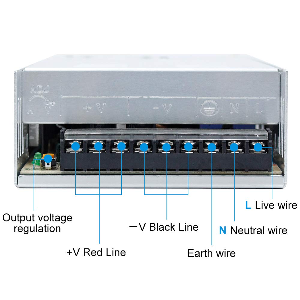 Universal Regulated Switching Power Supply 12V 33A 400W