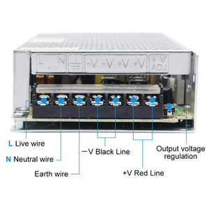 Universal Regulated Switching Power Supply 24V 8.5A 200W