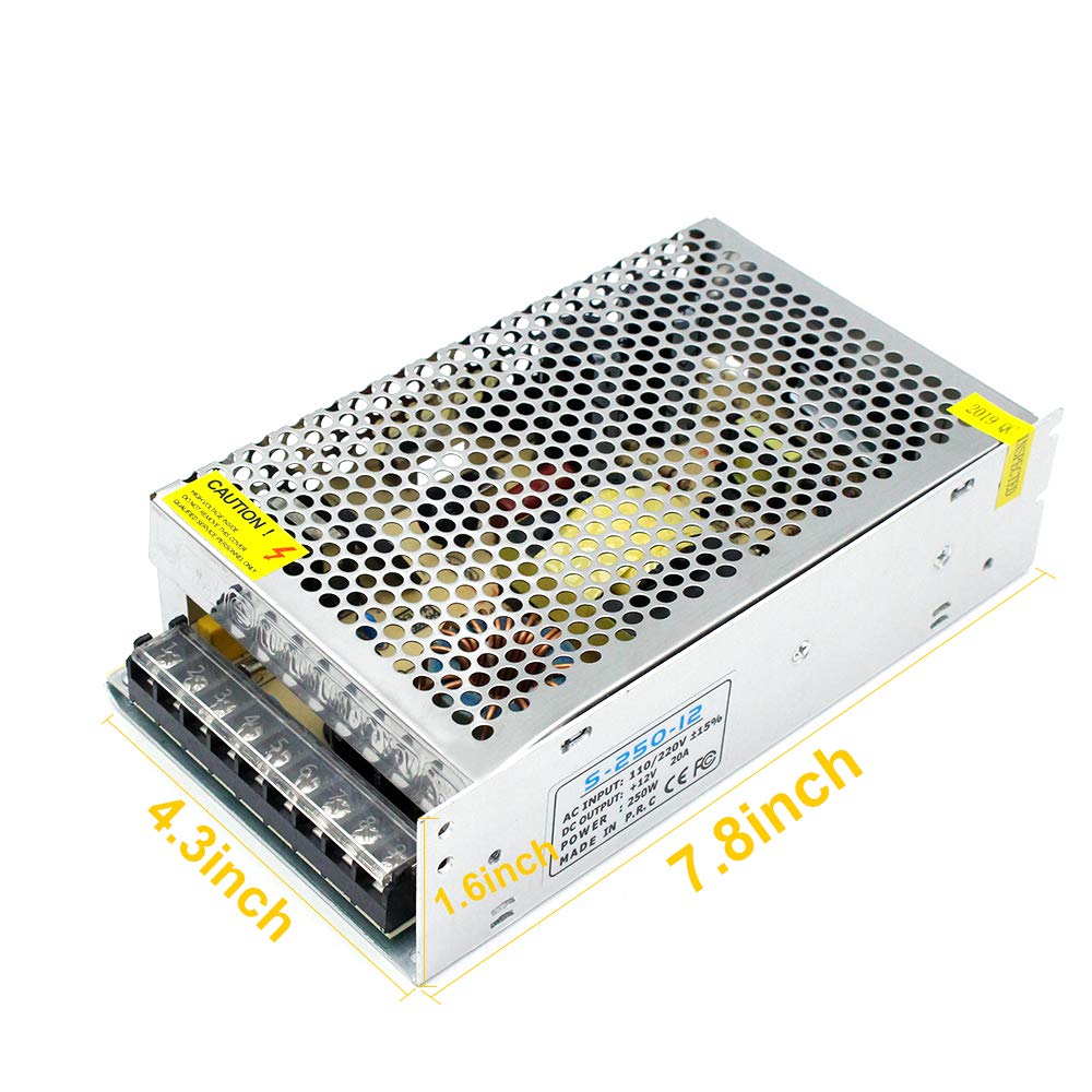 Universal Regulated Switching Power Supply 12V 20A 240W