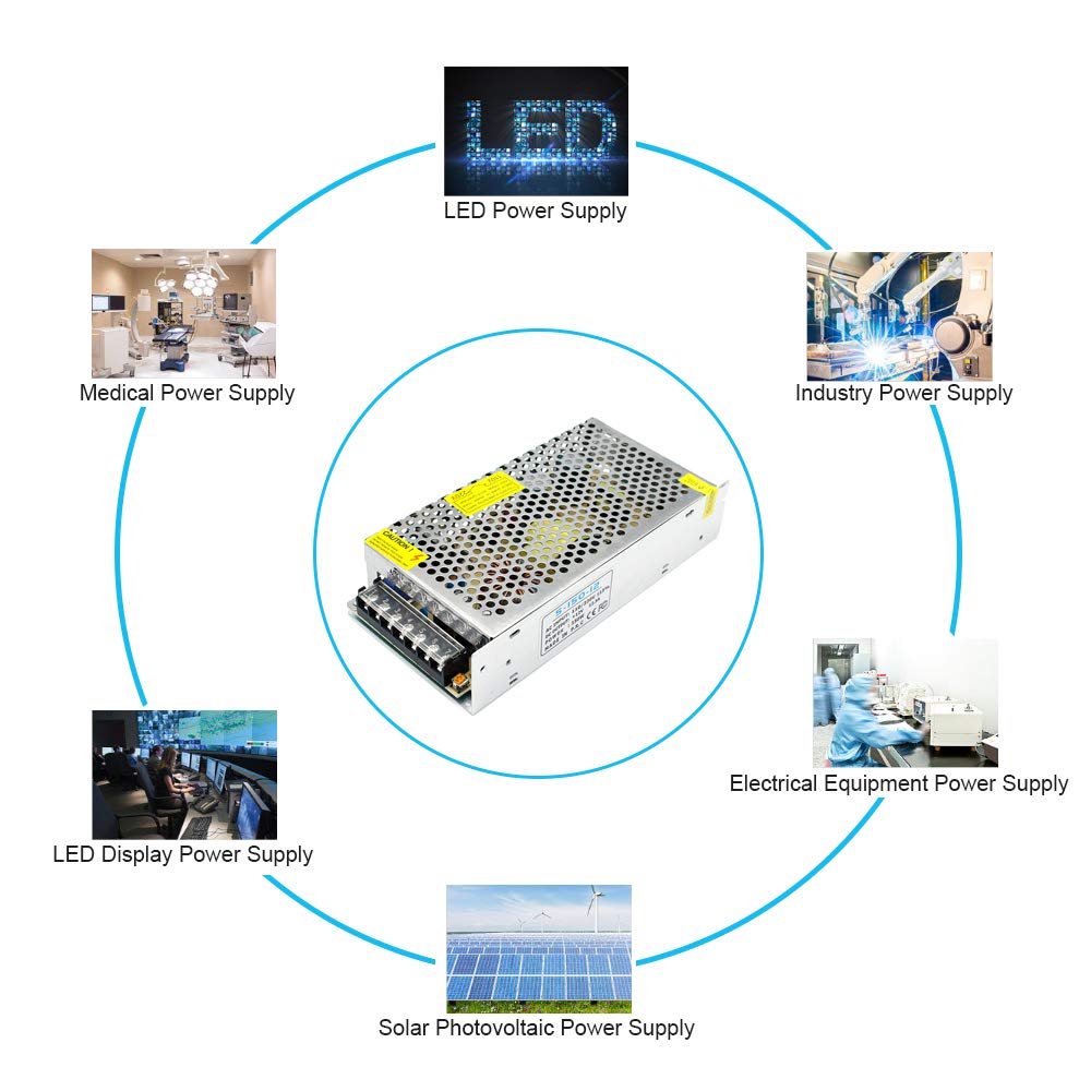 Universal Regulated Switching Power Supply 12V 12.5A 150W